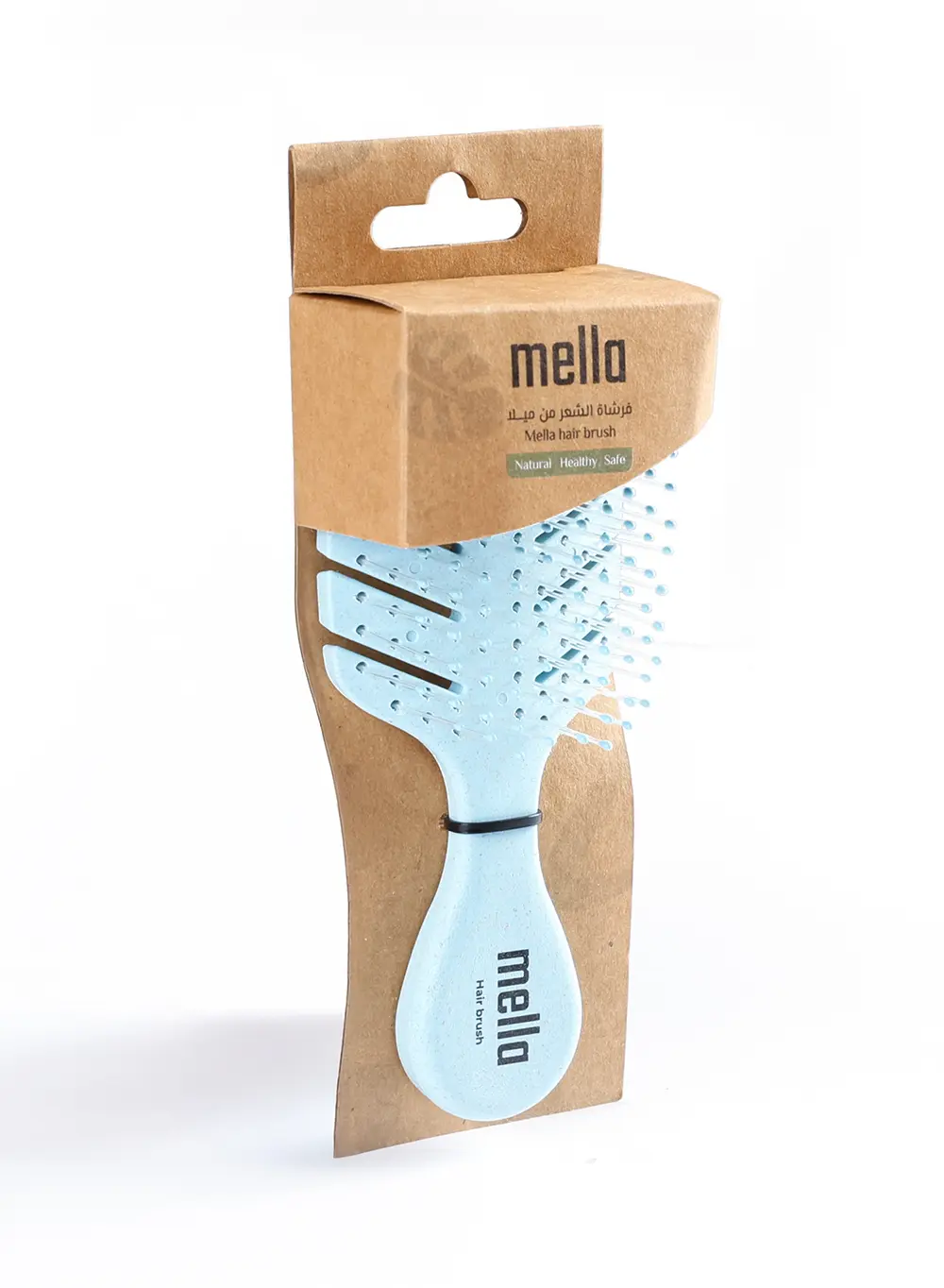 Mella Plastic Hair Brush Light Blue   - view 1
