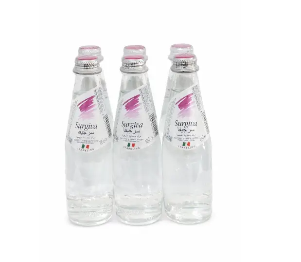 Surgiva Natural Mineral Sparkling Italian Water 6 pcs Glass 250 ml  - view 4