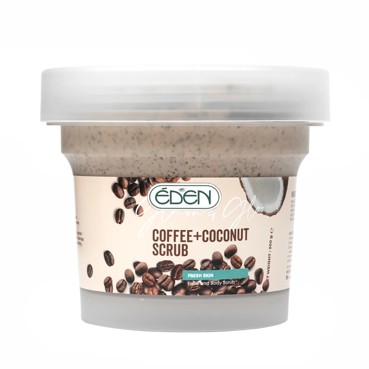 Eden Coffee Scrub And Skin Lightening 200 gm