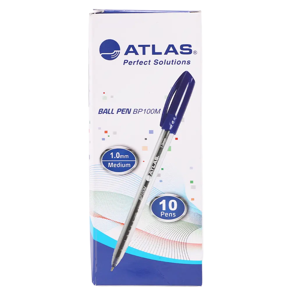 Atlas Ball Pen 1.0 mm Medium pack 10 pcs Blue - view 2