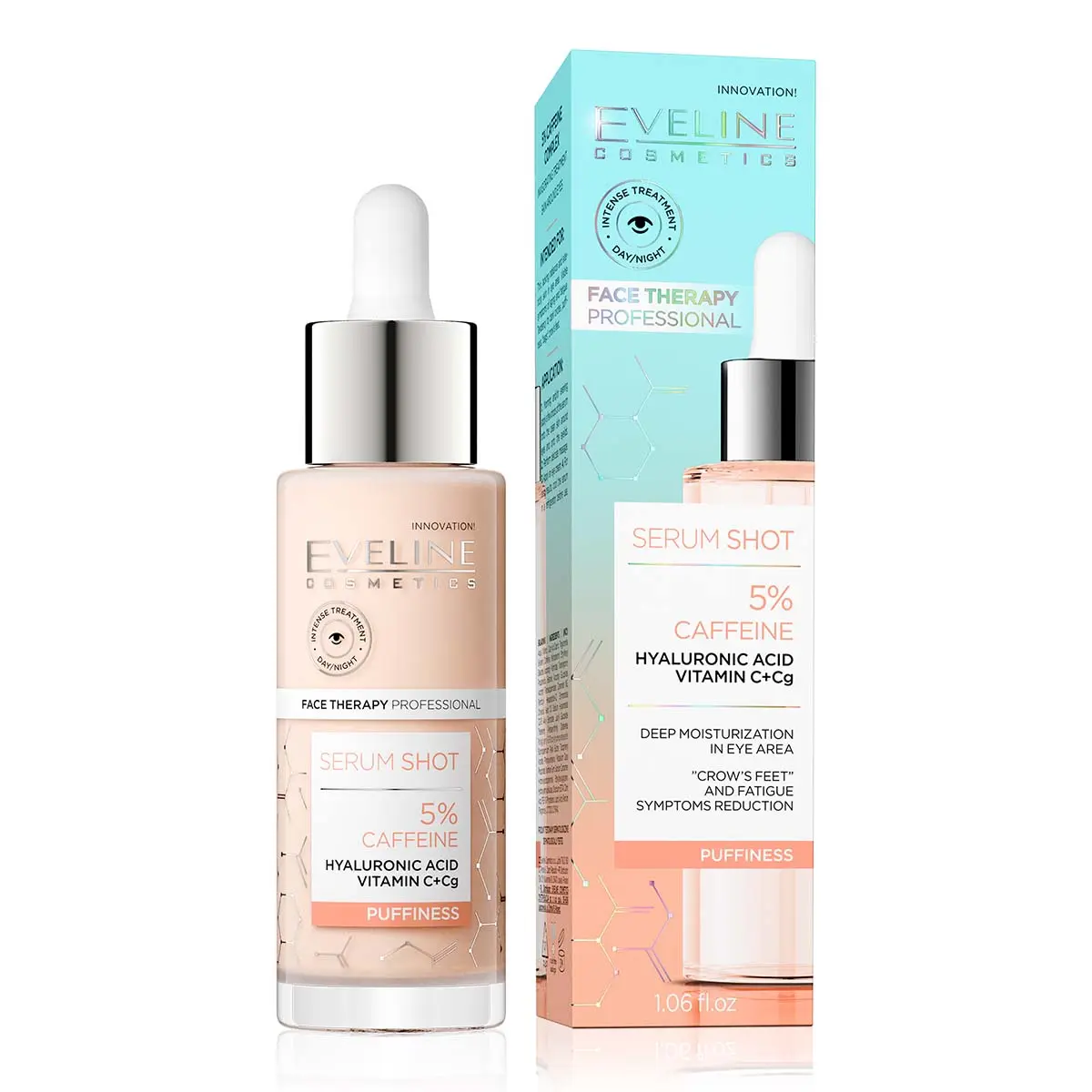 Eveline Serum Shot 5% Caffeine Puffiness Reduction 30 ml - view 1