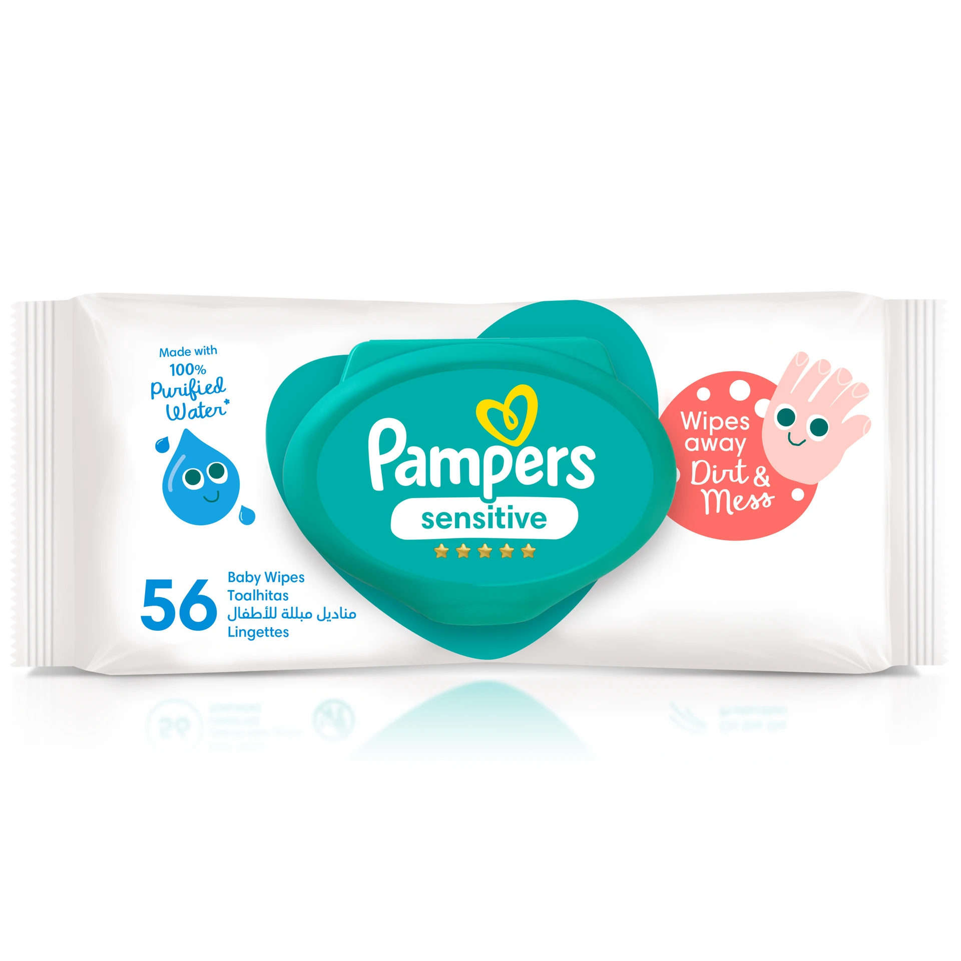 Pampers Sensitive Protect 56 Wipes