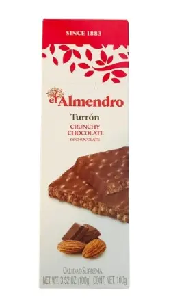 El Almendro Crunchy Chocolate 100 Gm - view 1