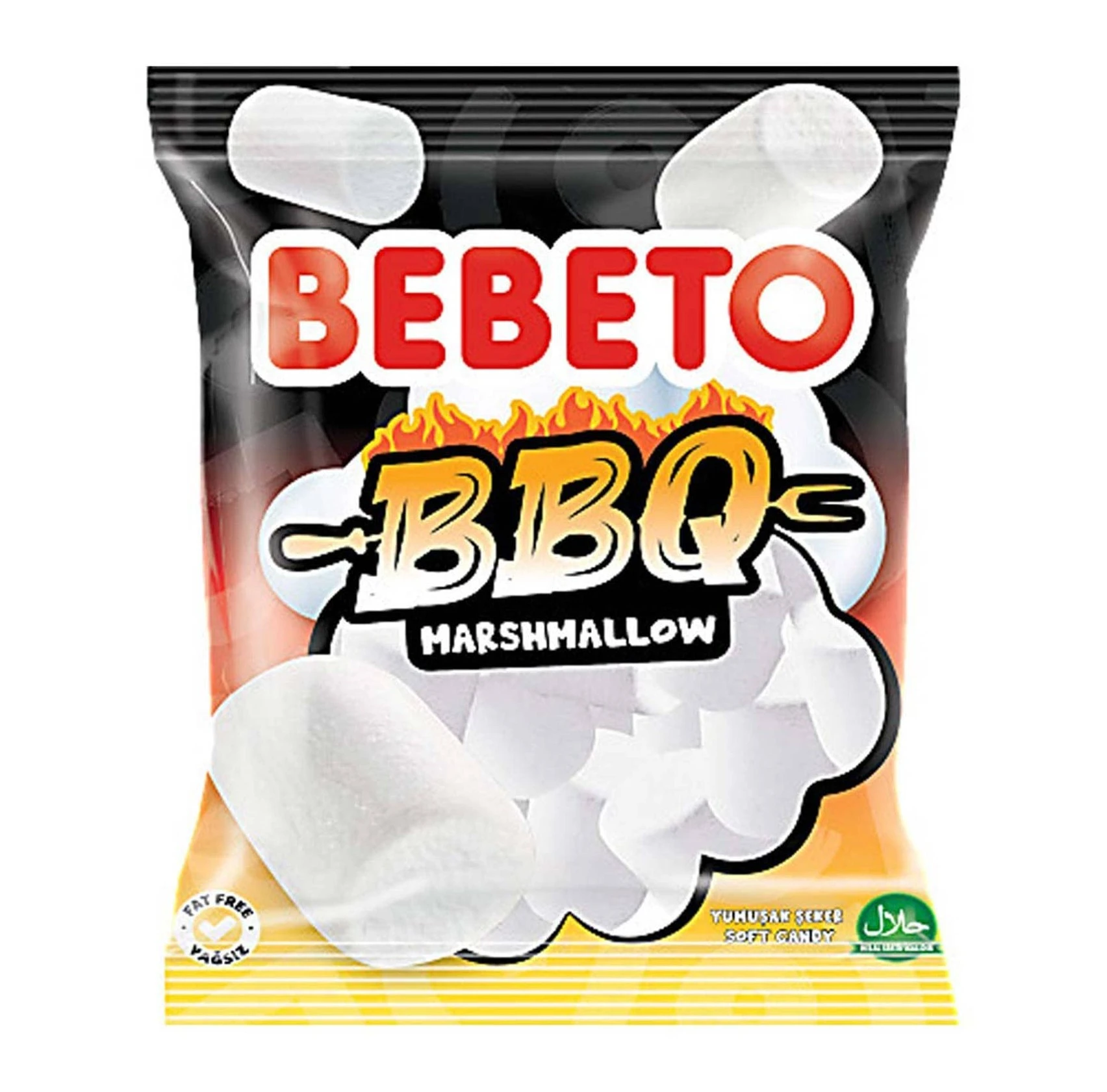 Bebeto Marshmallow Rainbow Twist 250 gm