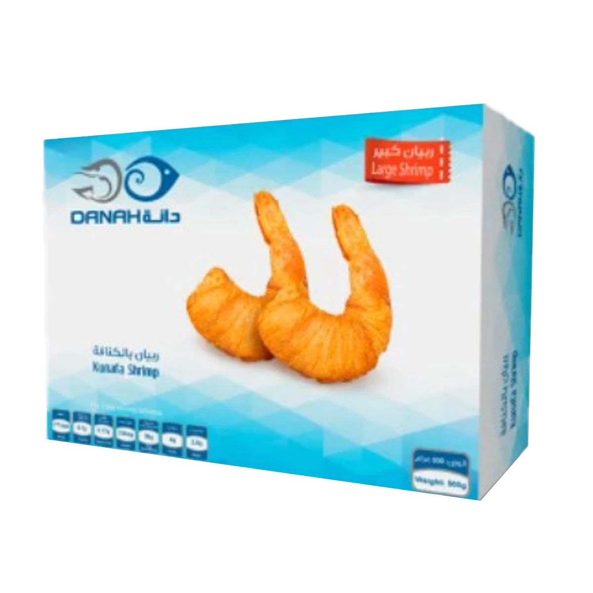 Danah Larage Shrimp Konafa Frozen 500 gm