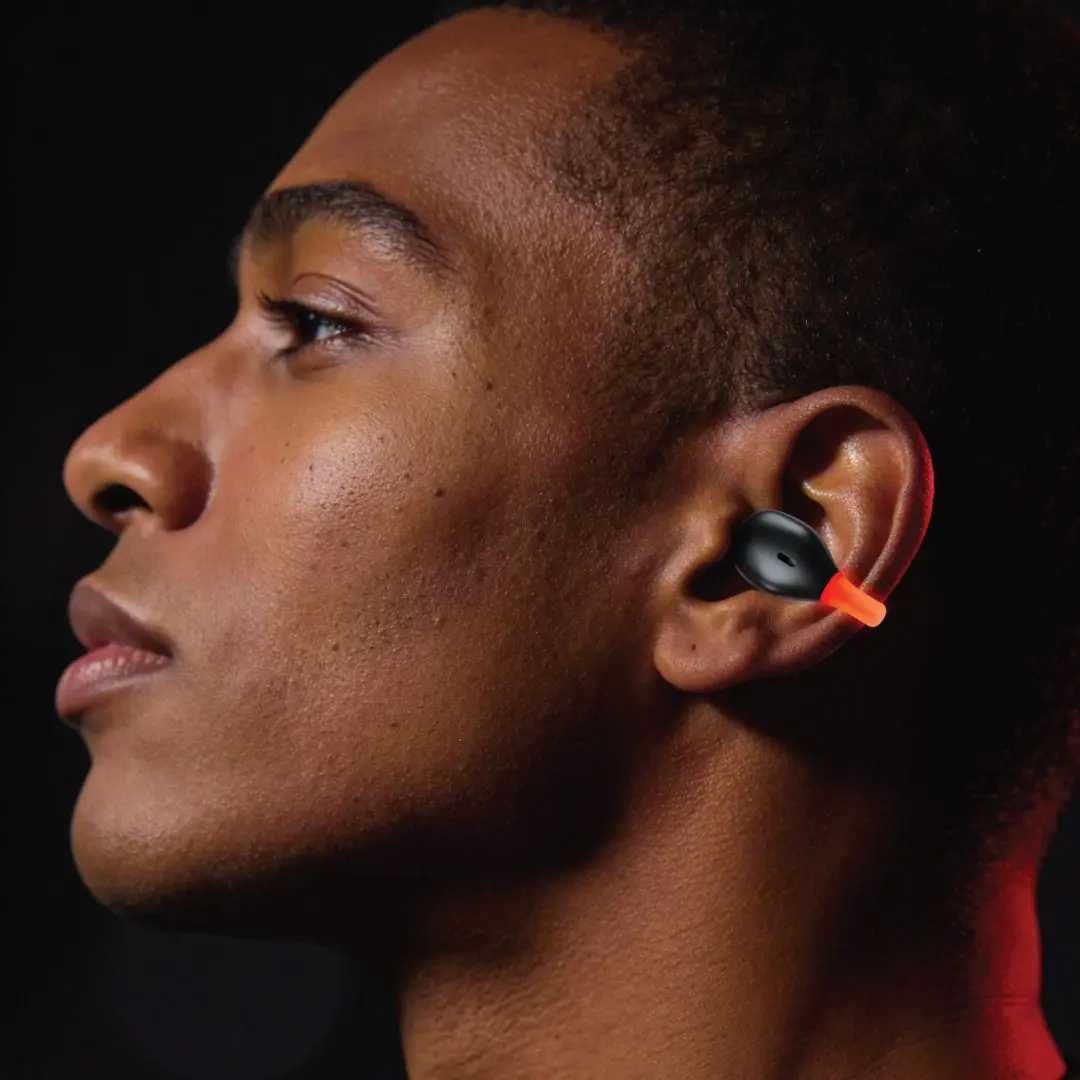 Green Lion Ear Ring Type Clip-On Wireless Earbuds - view 3