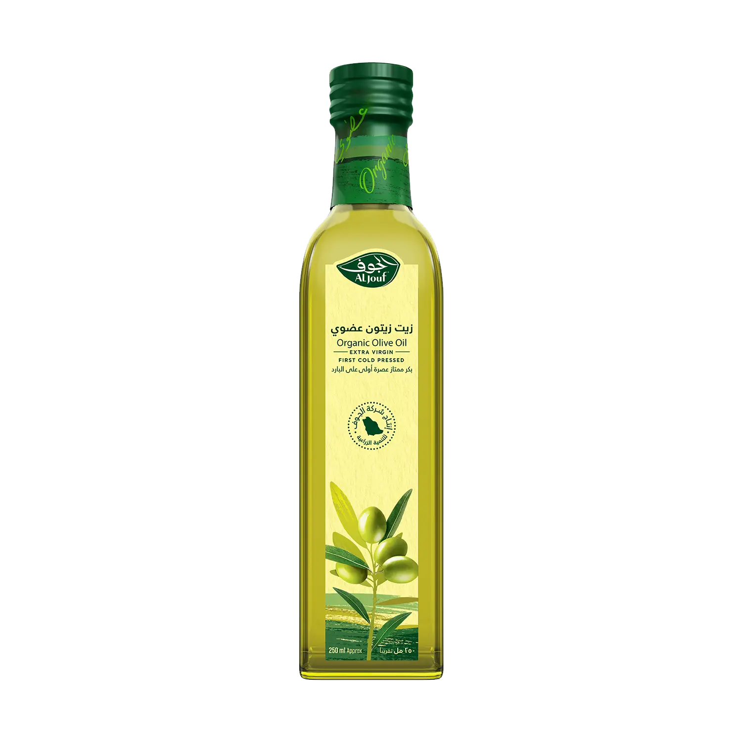 Al Jouf Organic Extra Virgin Olive Oil 250 ml - view 1