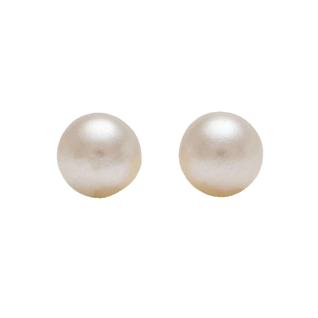 Studex Gold Plated 7mm White Pearl/Pr- Earrings For Sensitive Ears