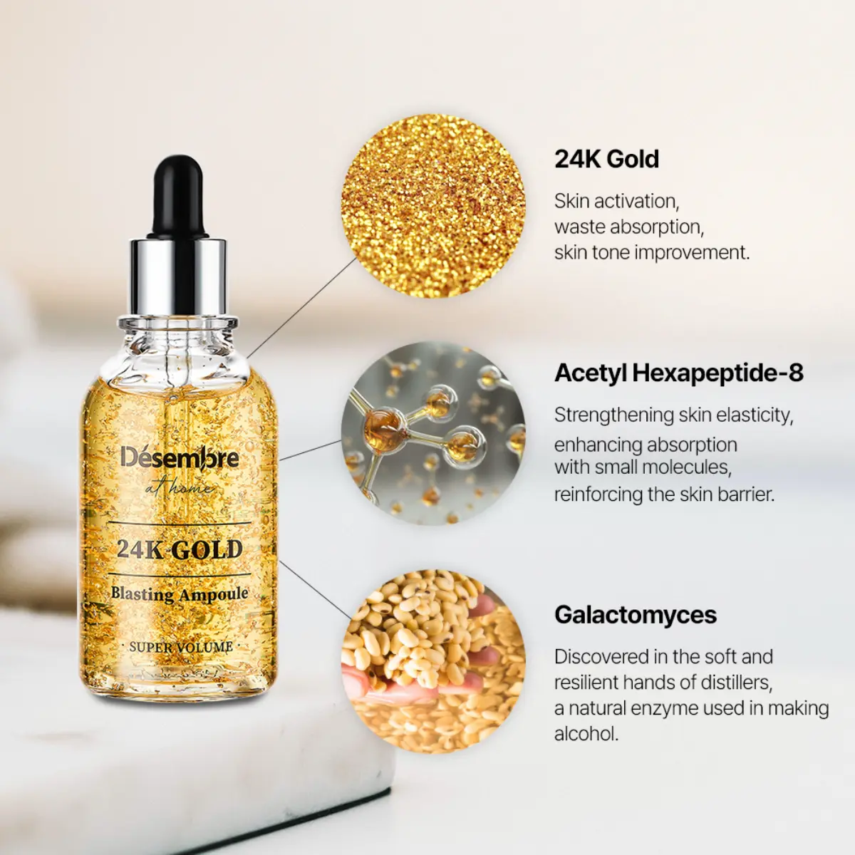 Desembre 24 K Gold Blasting Ampoule 100 ml - view 2