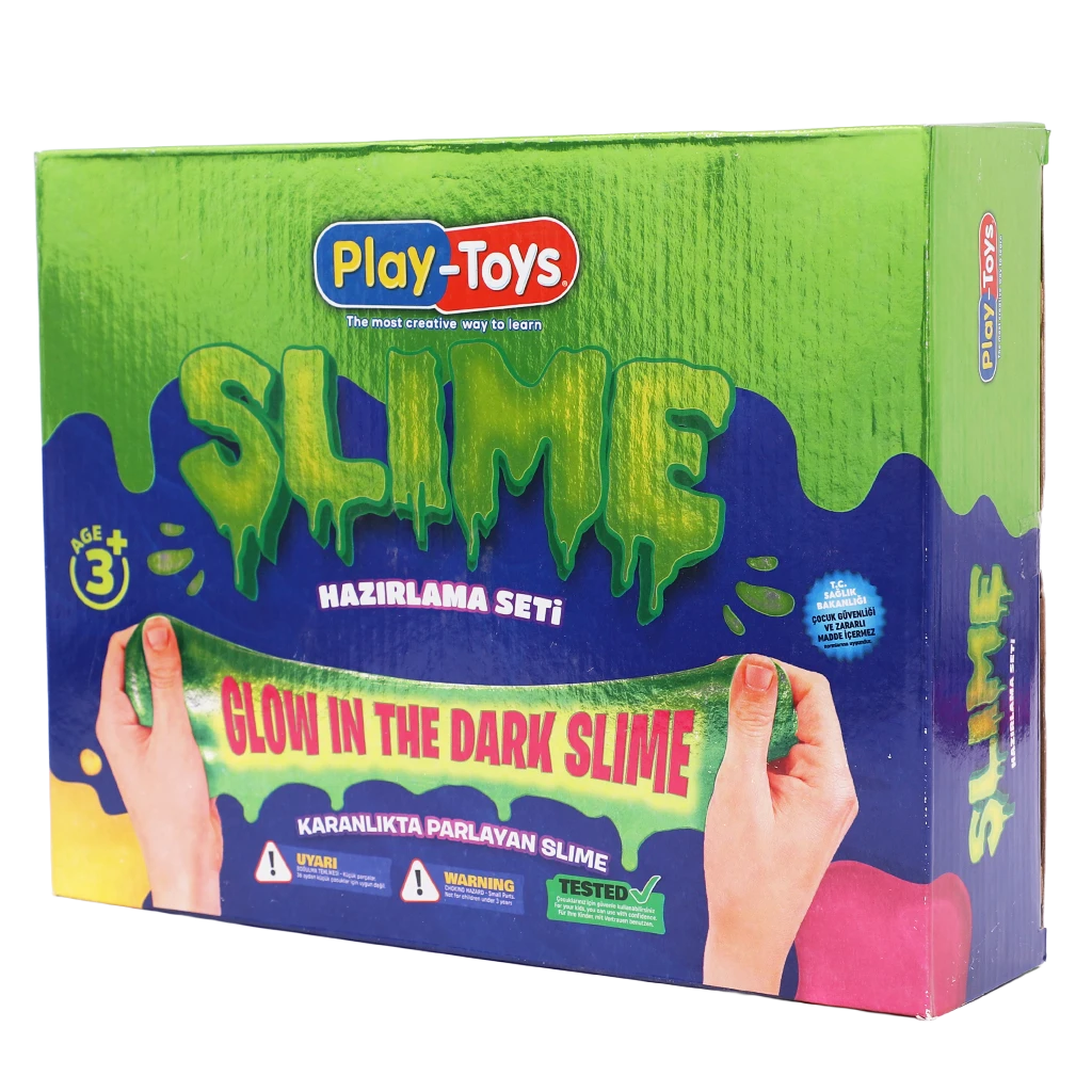 Playtoys Diy Slime Set Glow In The Dark