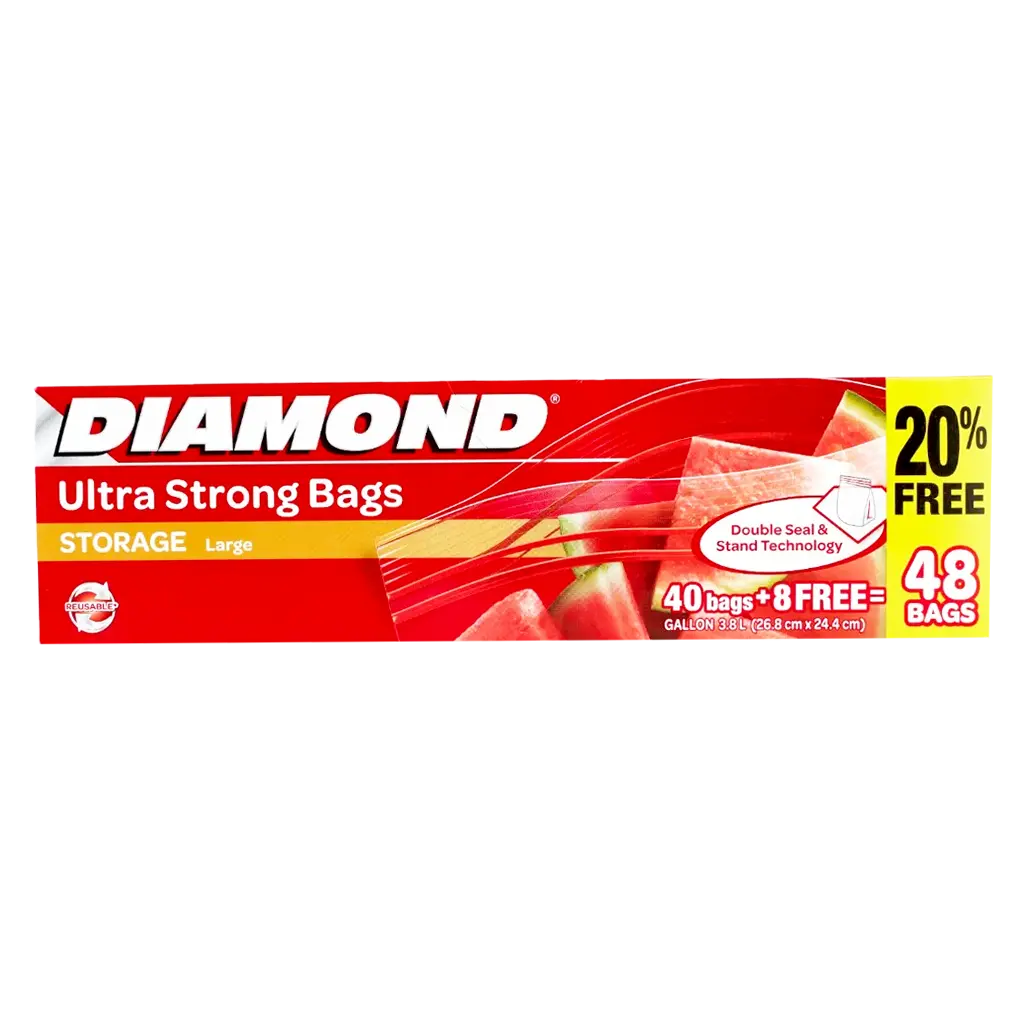 Diamond Zipper Bags Storage Large 48 Bags - view 1