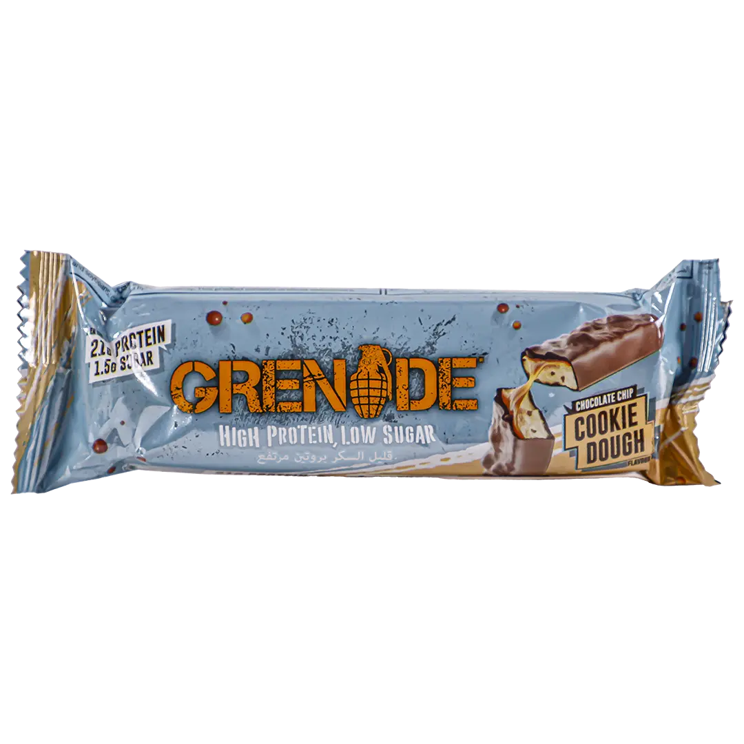 Grenade Protein Bar Cookie Dough and Chocolate Chip Flavor 60 gm - view 2