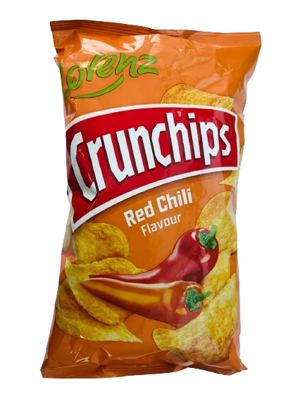 Lorenz Crunchips Red Chilli 100 Gm