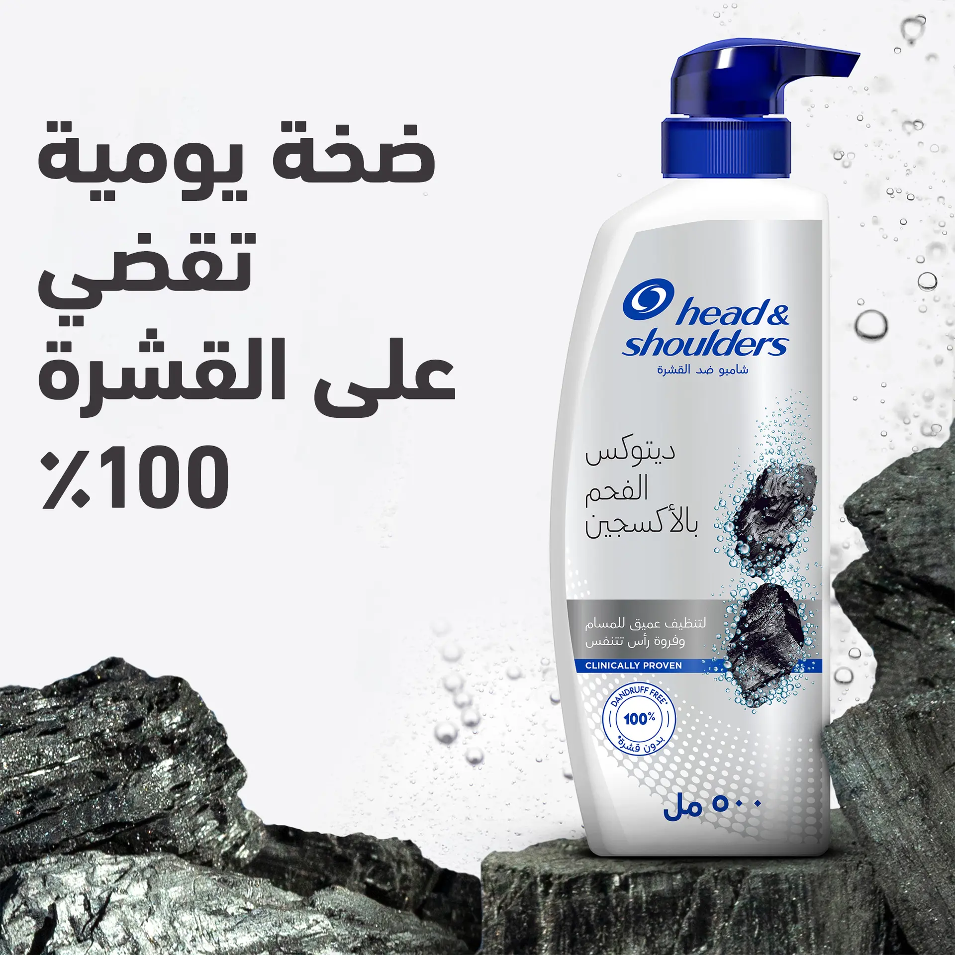 Head & Shoulders Charcoal Detox Anti Dandruff Shampoo 500 ml - view 5