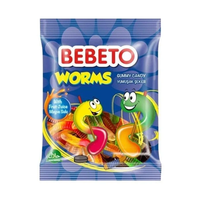 Bebeto Worms 80 gm