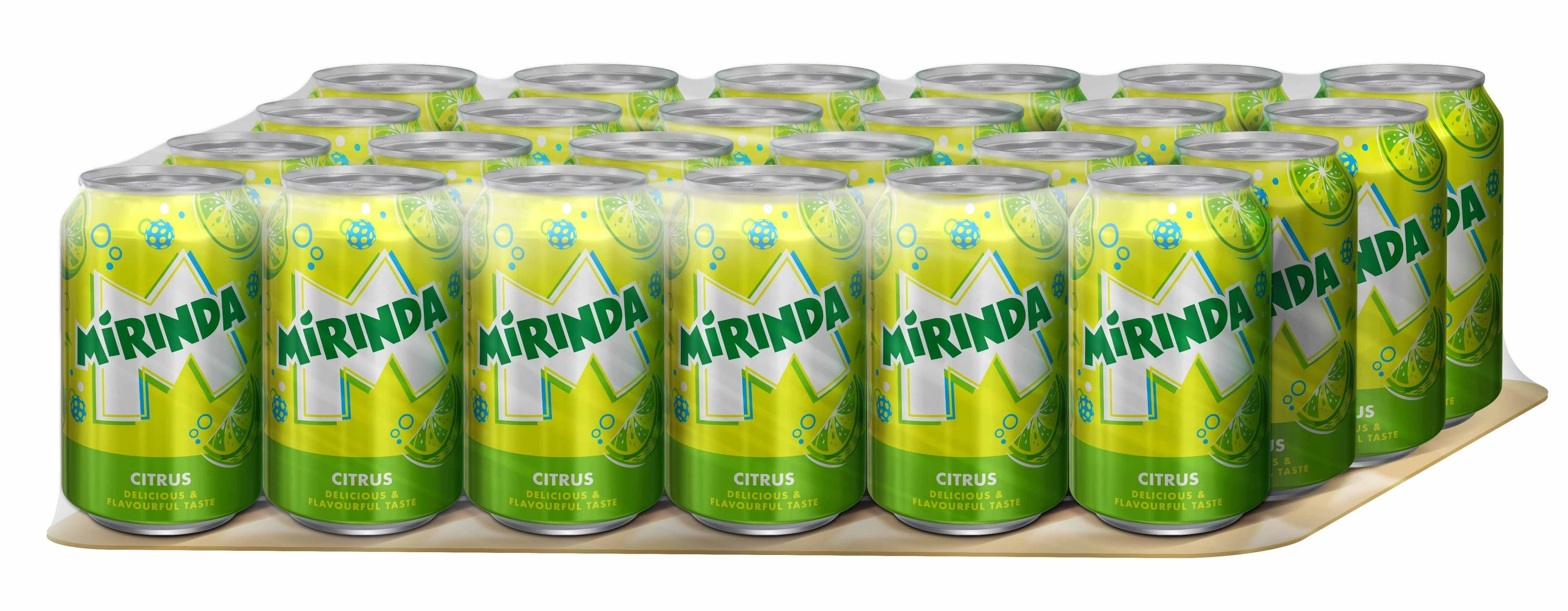  Mirinda Soft Drink Citrus 24 pcs 330 ml
