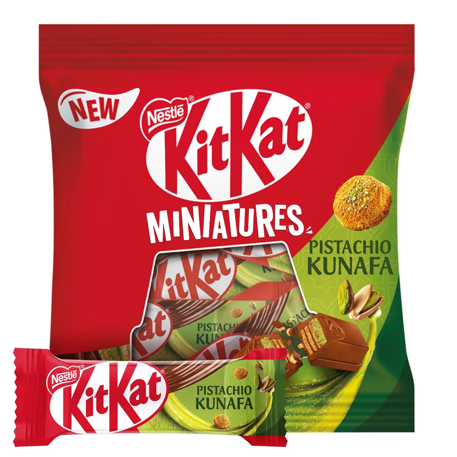 KitKat Chocolate Miniatures Pistachio Kunafa 96.3 gm  - view 1