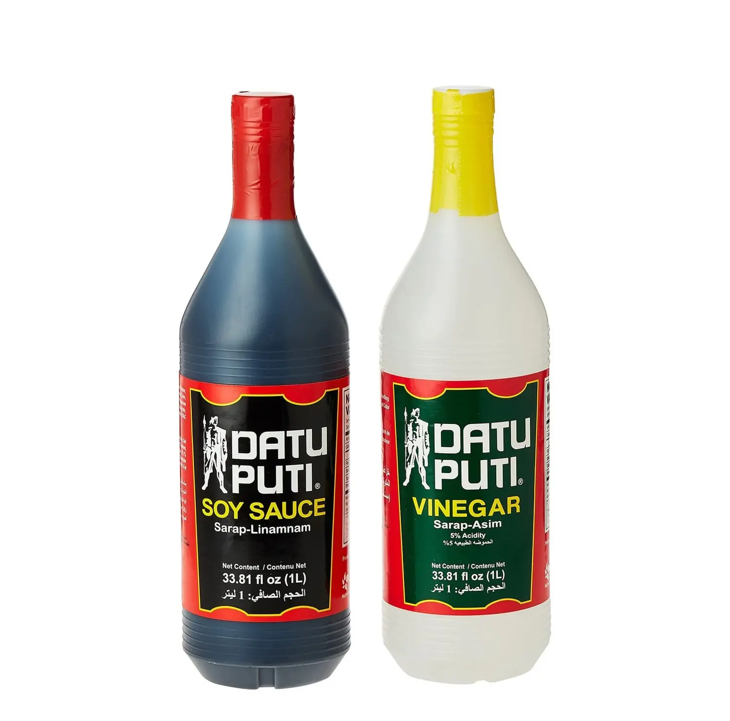 Datu Puti Vinegar 1 L + Soy Sauce 1 L - view 1