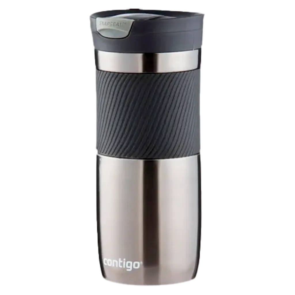Contigo Jackson Plastic Water Bottle with Leakproof Lid 470 ml Silver - view 1