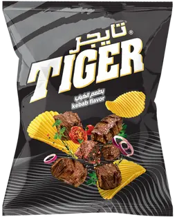  تايجر  شرائح بطاطس مقلية بطعم الكباب  115 جم