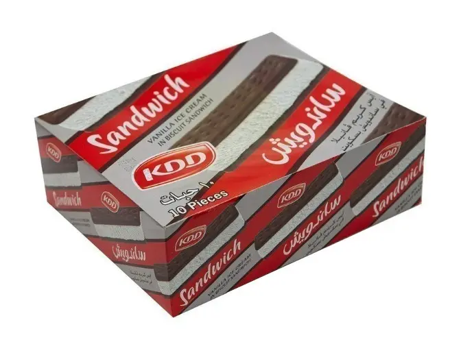 KDD Ice Cream Sandwich Vanilla 77MlX10 - view 2