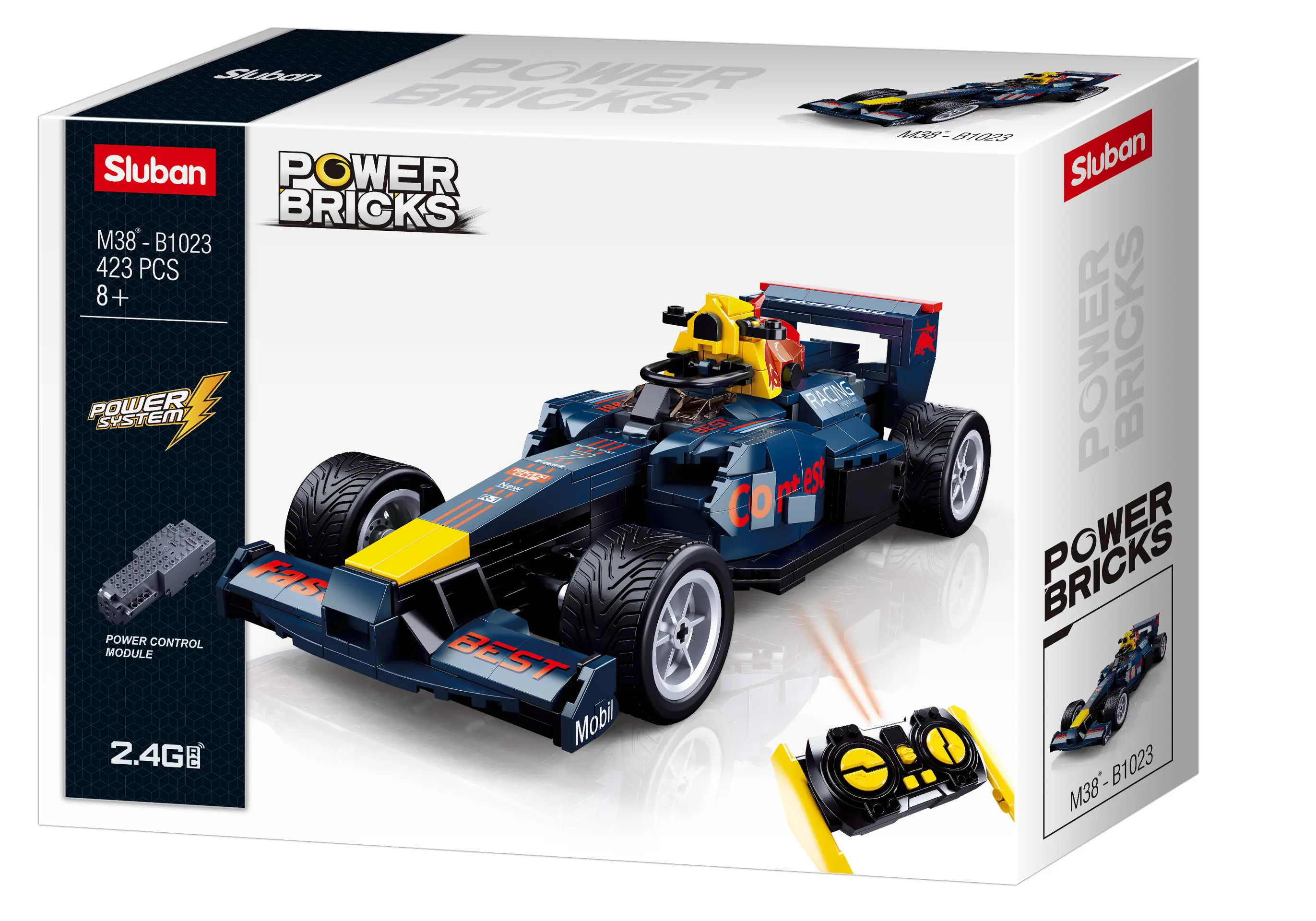 Sluban remote control racing car assembly 413 pcs - view 1