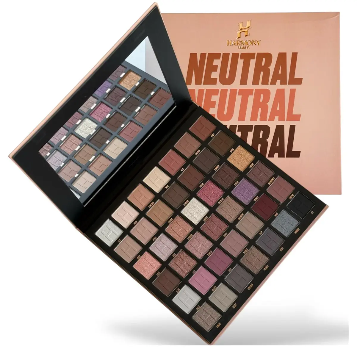 Harmony Beauty Eyeshadow Palate Neutral  New 42 Colour - view 1
