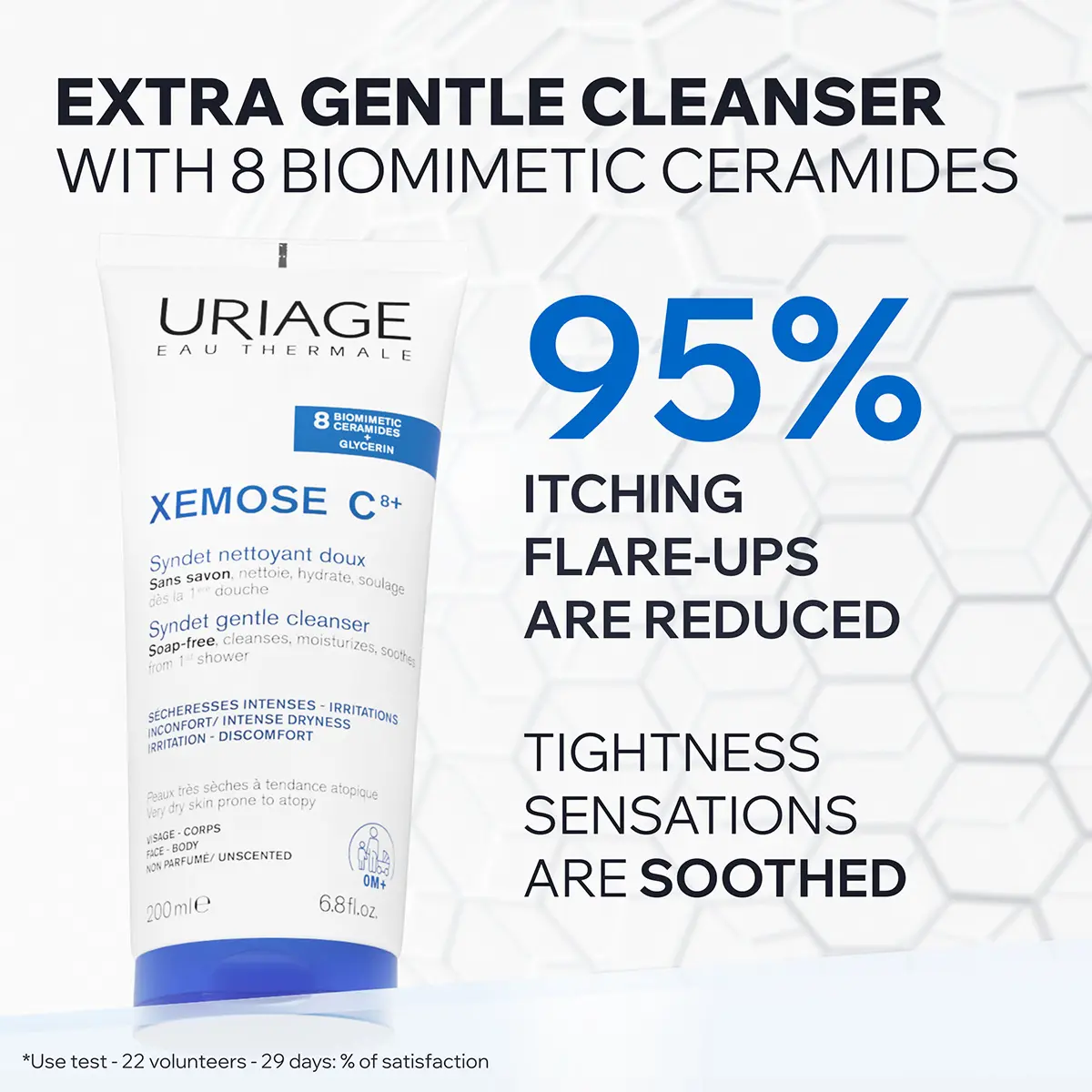 Uriage Xemose Gentle Cleansing For Very Dry Skin 200 ml - view 4