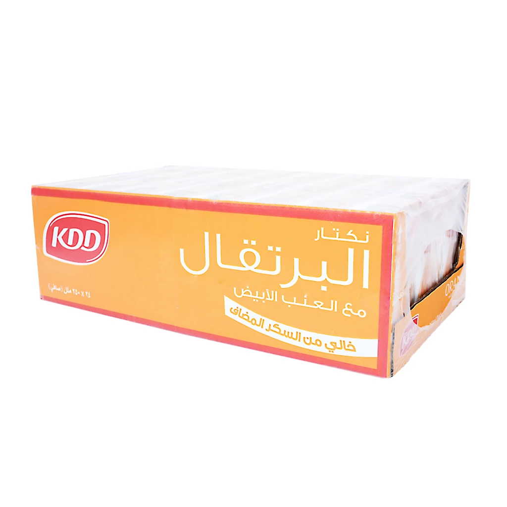 Kdd Nectar Orange and white Grape No Added Sugar 24 pcs 180 ml