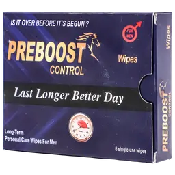 Preboost Control Men Wipes Single use 6 pcs