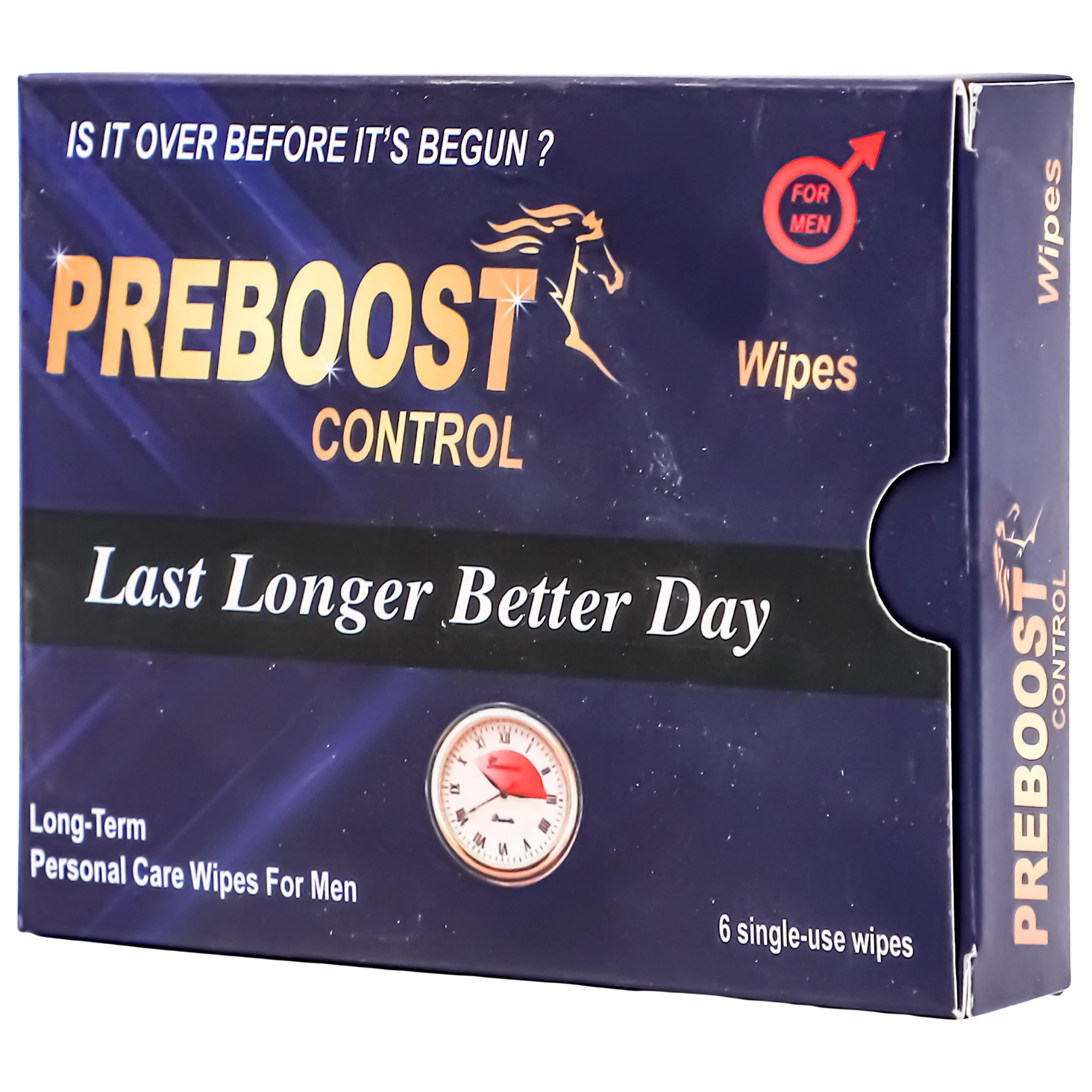 Preboost Control Men Wipes Single use 6 pcs
