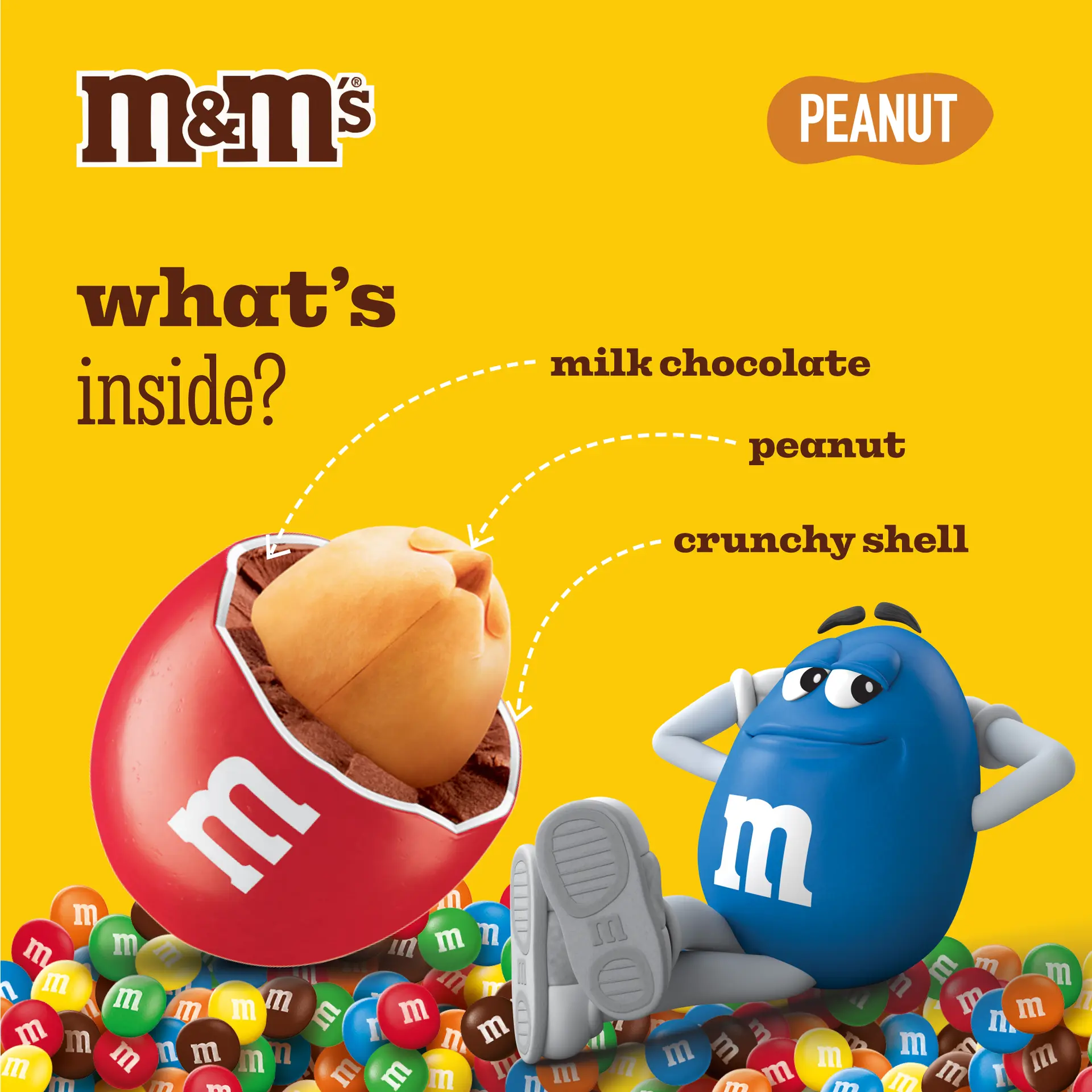 M&M's Chocolate Peanut 82 gm - view 4