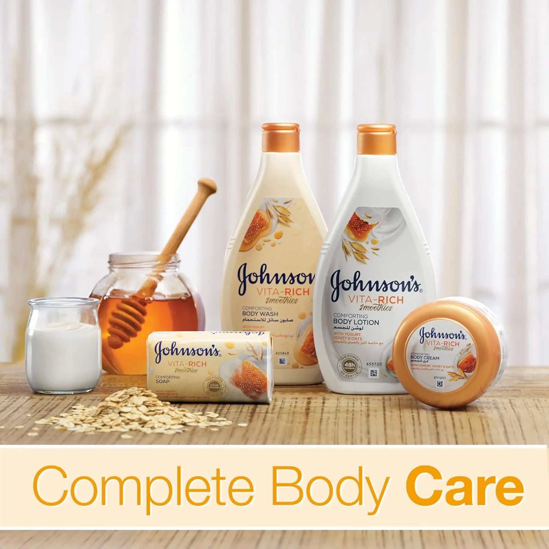 Johnson's Body Lotion Yoghurt Honey Oats 250 ml - view 4