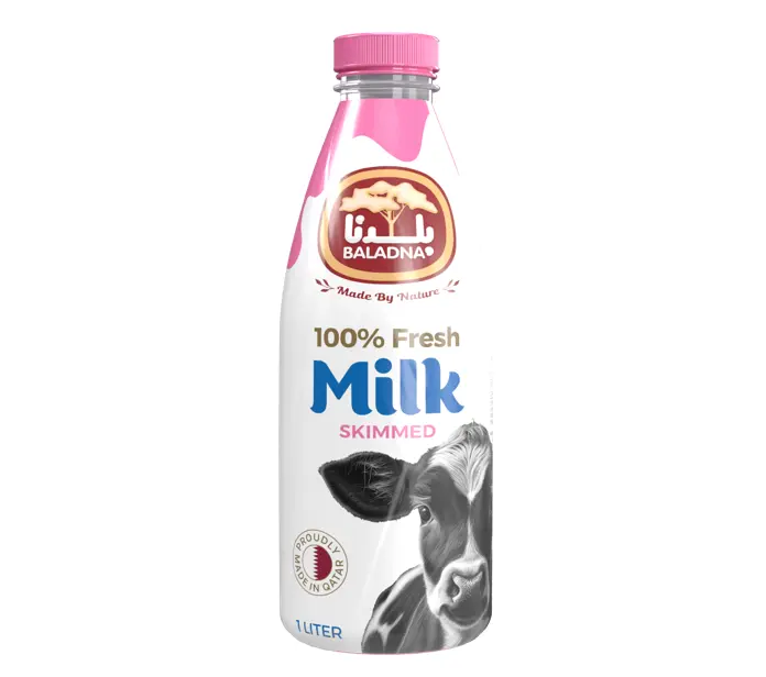 Baladna Fresh Skimmed Milk 1 L - view 1