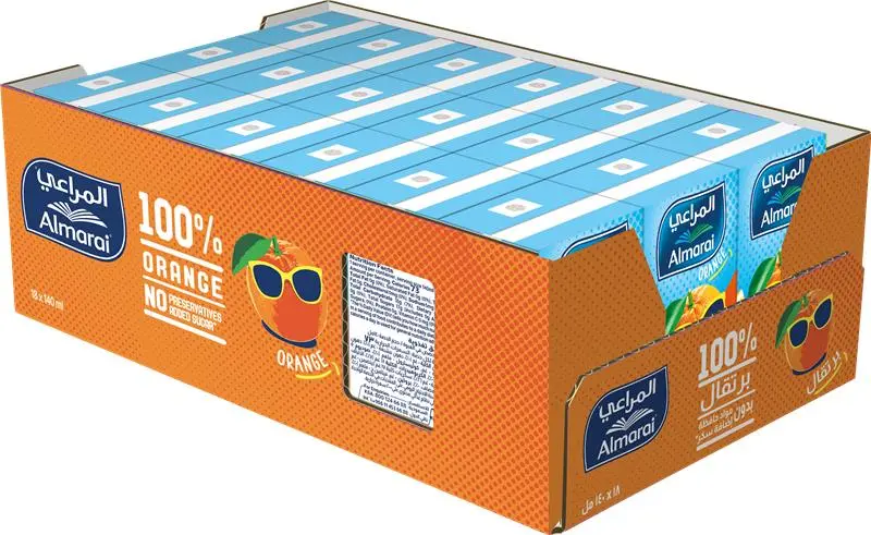 Al Marai Nectar Orange Mix Fruit Carton 18 Pcs 140 ml - view 1