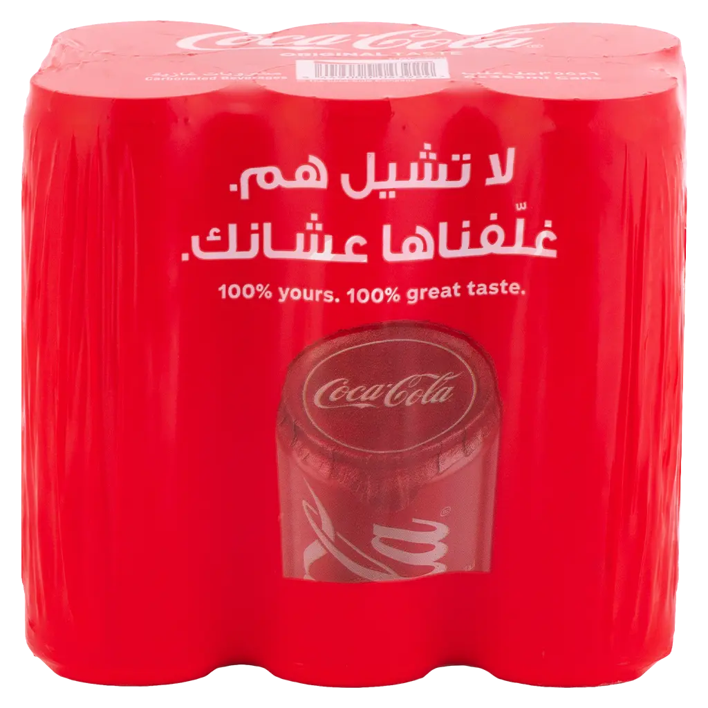 Coca-Cola Original Taste Pack of 6x355ml Can Crisp Coke Soft Drinks - view 14