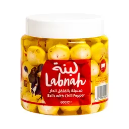 Yasmin Farms Labnah Balls with Chili Container 600 gm