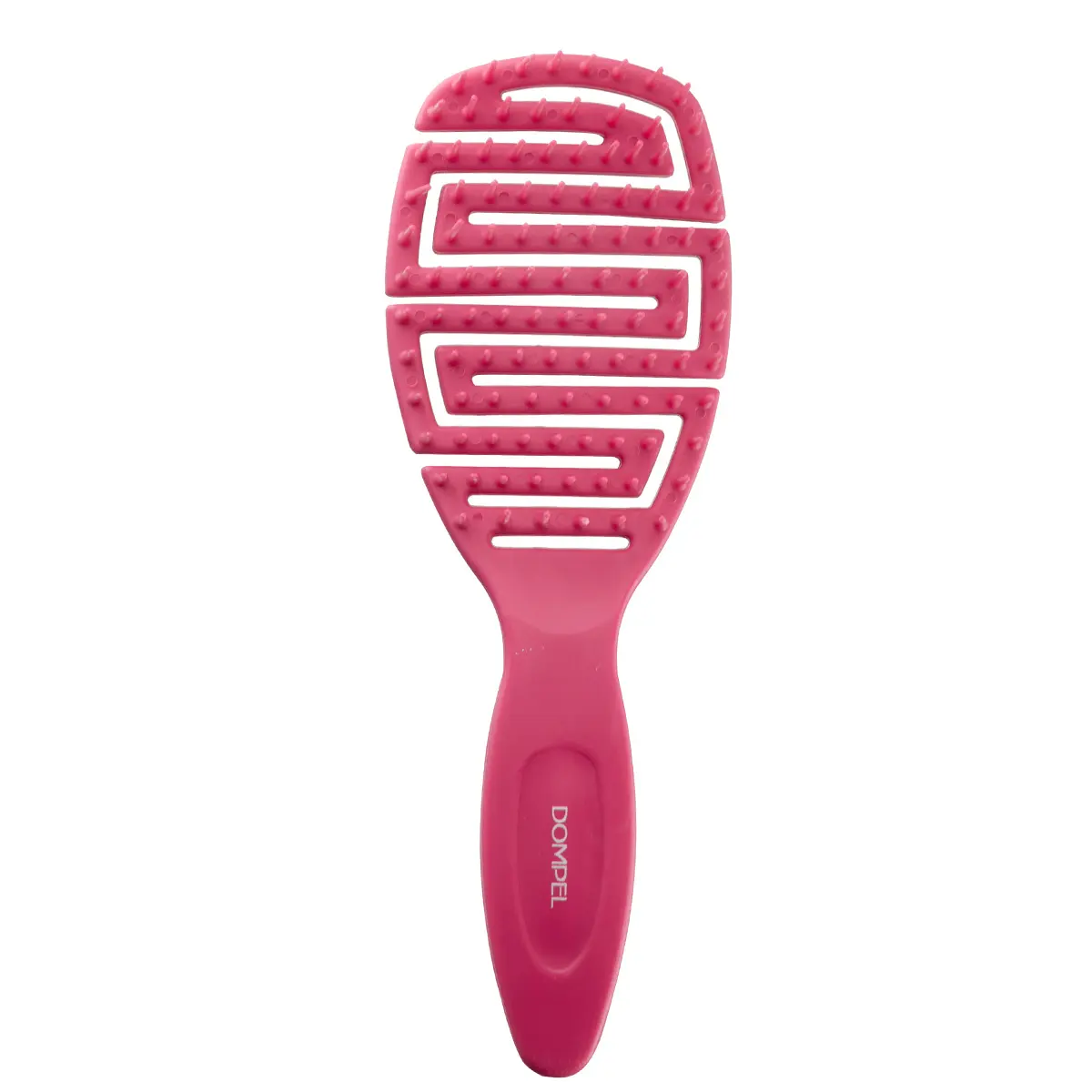 Dompel Silicon Brush All Hair Types Pink - view 1