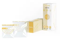 Govyy Food Storage Bags 60 Small Bags Two Sizes 0.4L and 1.0L With Free Marker
