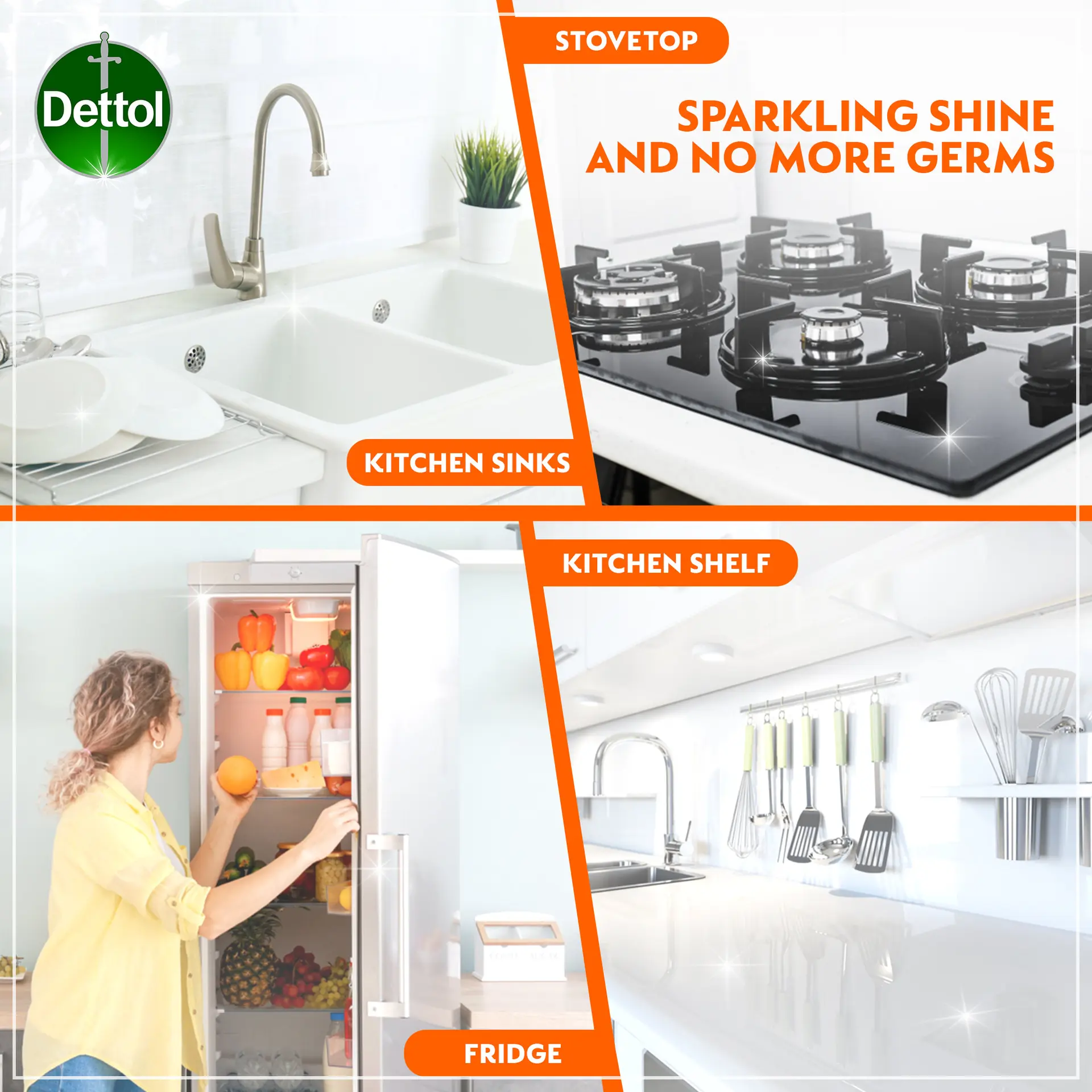 Dettol lemon All Purpose Cleaner+  Kitchen Cleaner 2 pcs - view 6