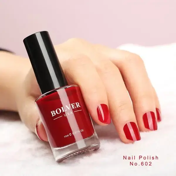 Bolver Usa Nail Polish Red Cherry 602 - view 3