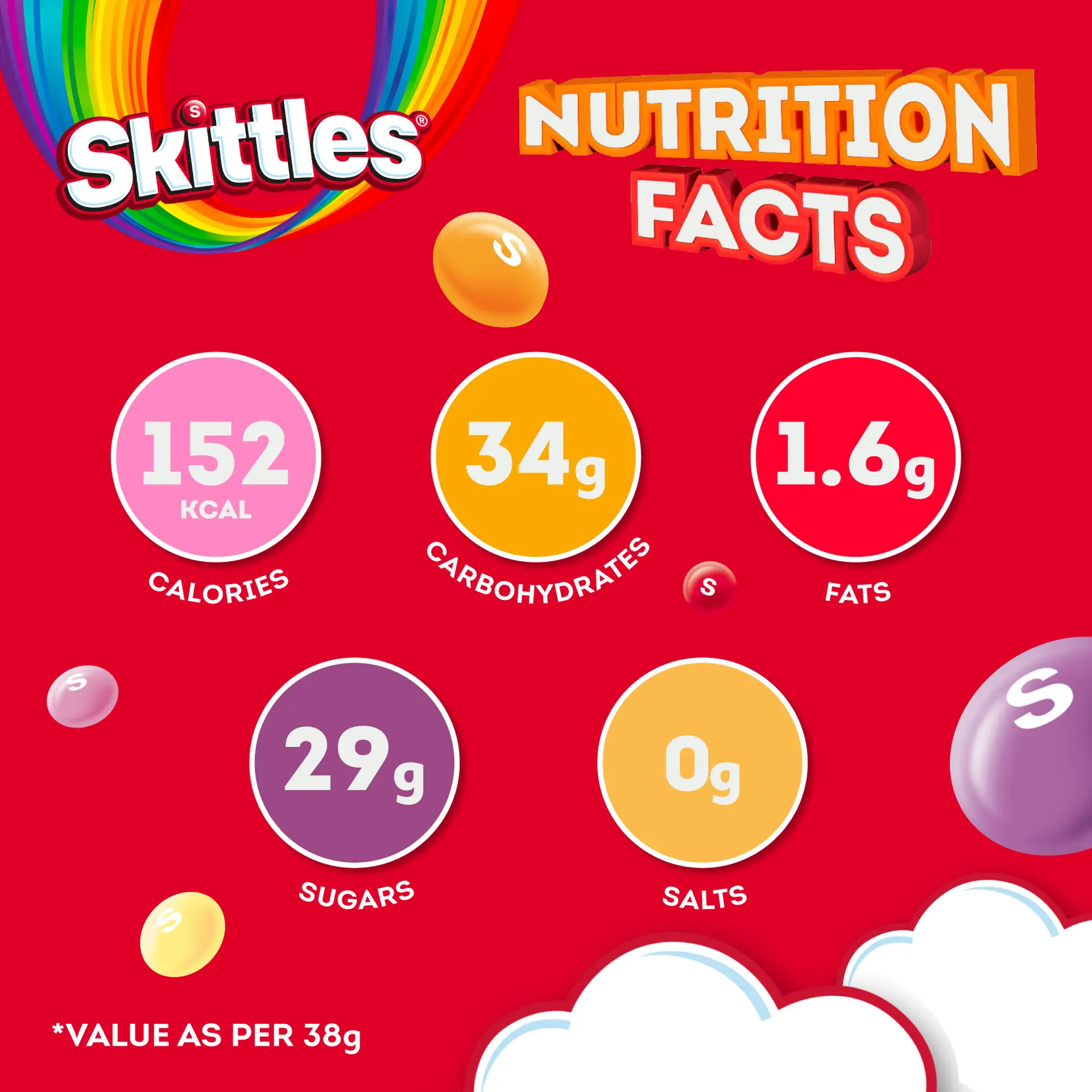 Skittles Desserts 38 gm - view 4