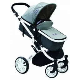 اوبتيمال مجموعة عربة أطفال 2 في 1 مع سلة