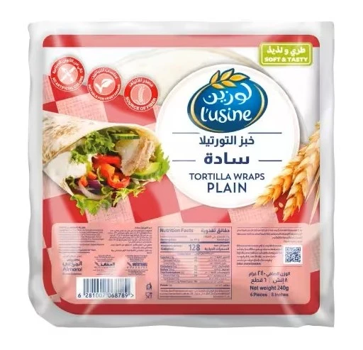 Lusine Tortilla Wraps Plain 240 Gm