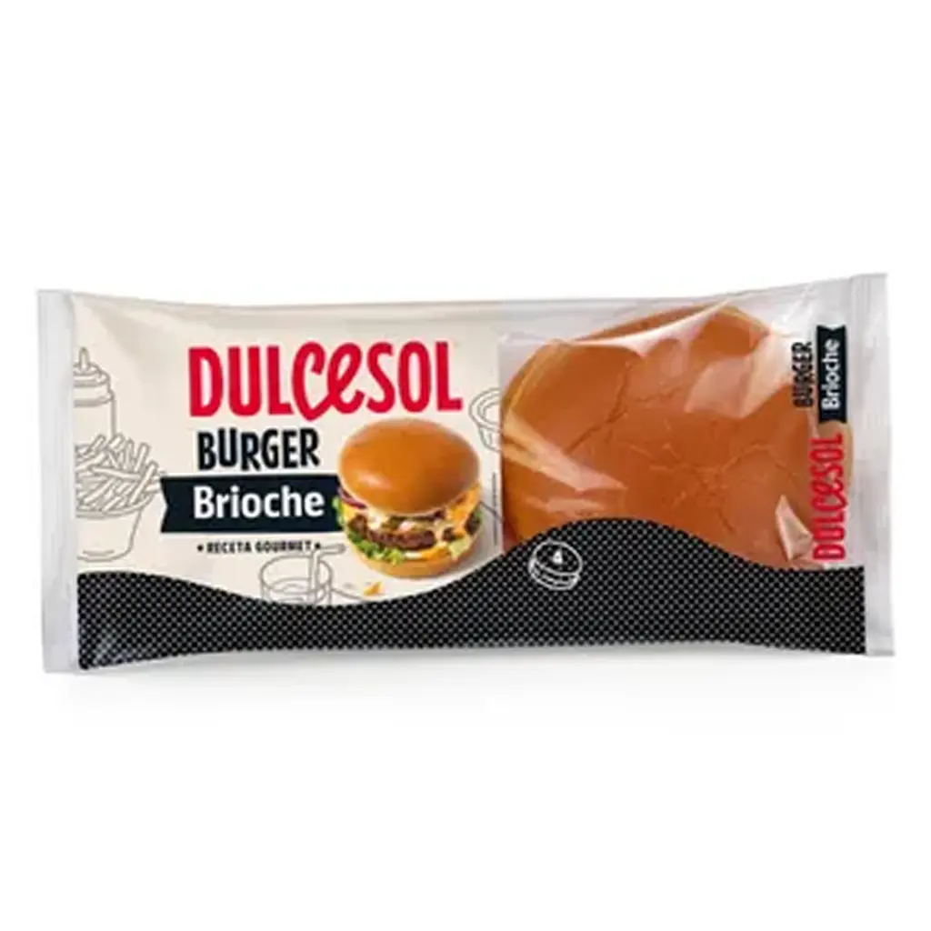 Dulcesol Burger Buns Brioche 340 gm - view 1