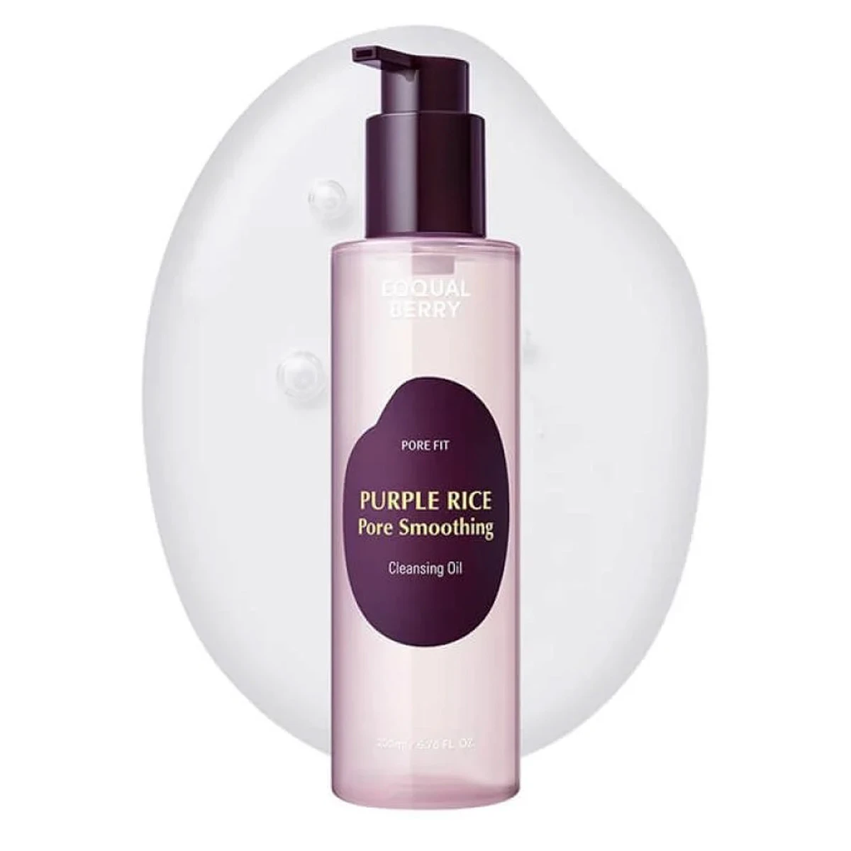 Eqqual Berry Purple Rice Pore Cleansing Oil Wash 200 ml