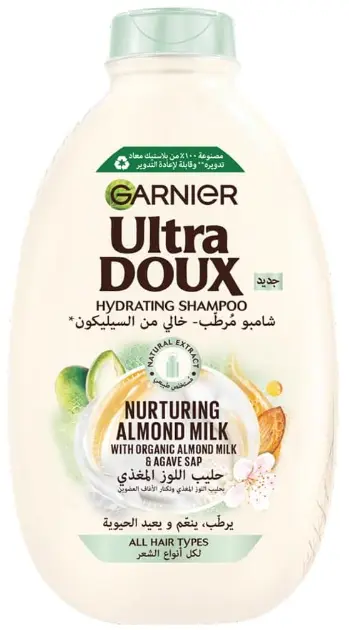 Garnier Ultra Doux Nurturing Almond Milk Shampoo 600 Ml - view 1