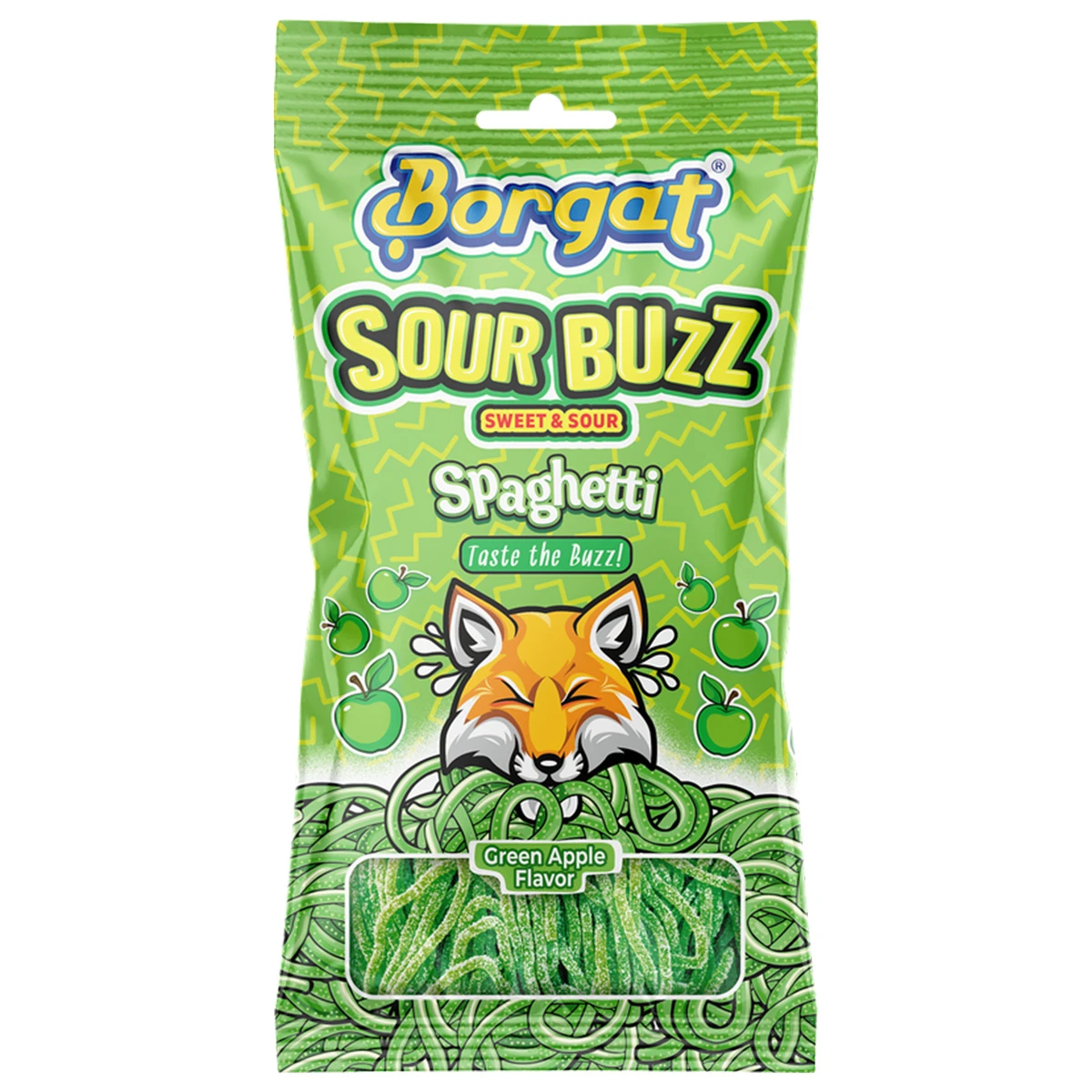 Borgat Sour Buzz Spaghetti Apple Flavor 100 gm
