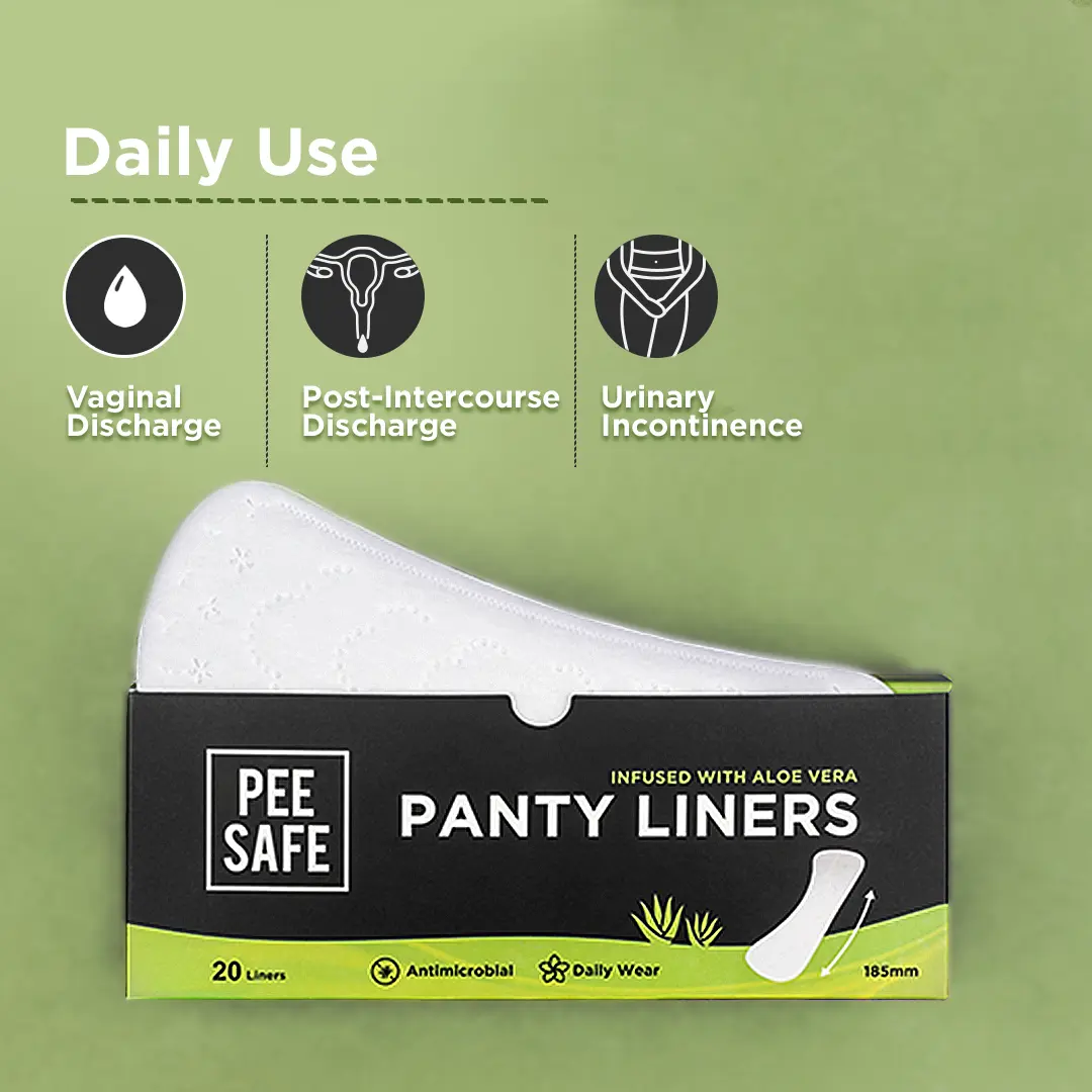 PeeSafe Daily Panty Liners with Aloe Vera & Soft surface 185mm 15 liners - view 5