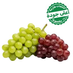 Mixed Red And Green Grapes Punnet 500 gm approximately